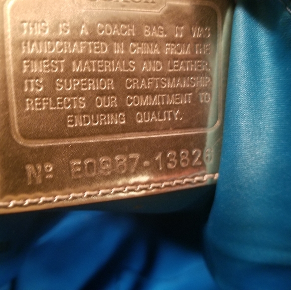 Coach signature handbag poppy - Picture 8 of 15